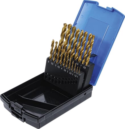BGS - Boor set - Metaal - HSS Titanium Nitrated | 1 - 10 mm | 19 stuks - BGS2013