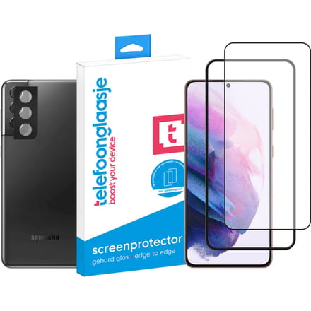 Samsung Galaxy S21 Plus scherm + camera screenprotector