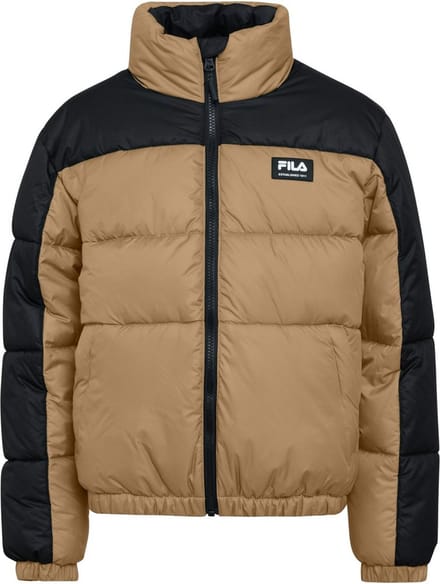Fila Teens unisex winterjas Thalwenden Blocked Puff Jacket Iced Coffee