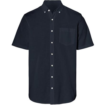 LIVERGY Heren overhemd (Marineblauw, M)