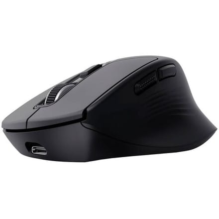 Trust Niven - Draadloze Muis - Multi-device - Stille Knoppen - Oplaadbaar - Zwart