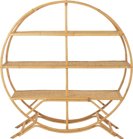 J-Line rek 3 Planken - rotan - naturel