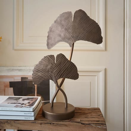 LOBERON Tafellamp Marovelle antiekbrons