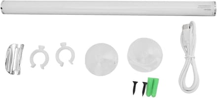LED Spiegellamp - Make-up Verlichting - Make-up Aanbrengen - Draagbaar USB Oplaadbaar - 31 cm - Zilver