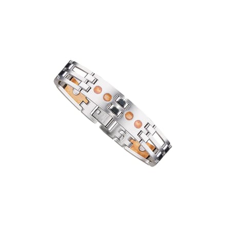 Magneet armband RVS Koper - M