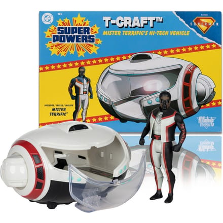 McFarlane Toys Superman (2025) DC Direct Super Powers Action Figure met Vehicle Mr. Terrific & T-Craft Vehicles