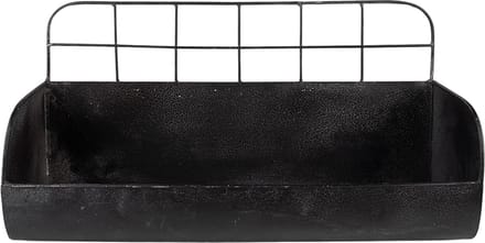 Clayre & Eef Wandrek 38x14x20 cm Zwart IJzer