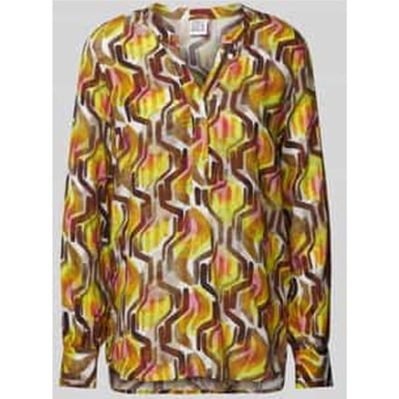 Regular fit blouse met V-hals