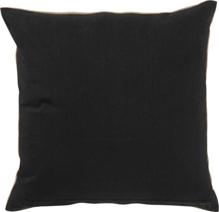 J-Line kussen Olifant - textiel - naturel/zwart - small
