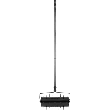 Rolende Gazonbeluchter 18  Heavy-Duty Handmatige Rolbeluchter Gazon Zwart