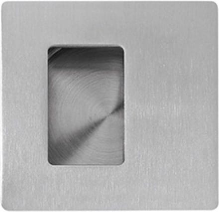 Schuifdeurkom Vierkant 110x110mm RVS