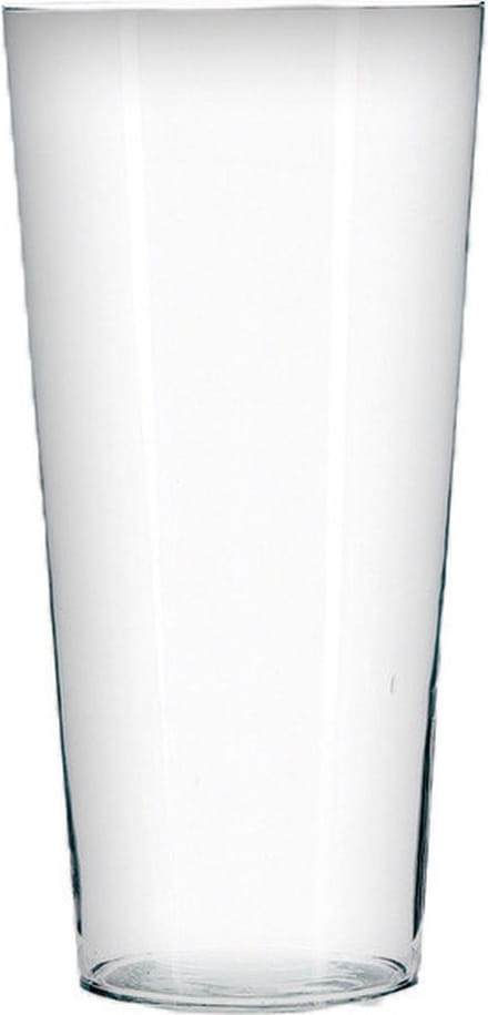 Atmosphera bloemenvaas Conisch model - transparant - glas - 30 x 14 cm