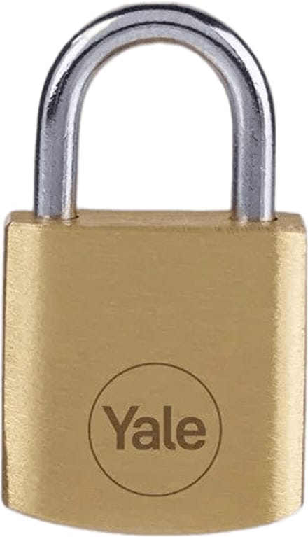 Yale - Messing Hangslot - 20 mm - Standard Protection