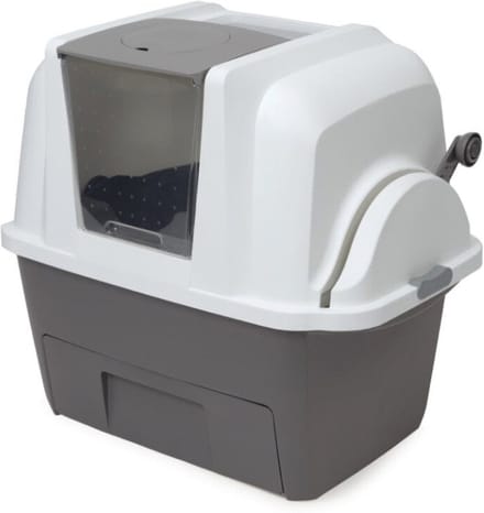 Catit Kattenbak - Incl. 4 Afvalzakken - Grijs/Wit - 67 x 48 x 46 cm
