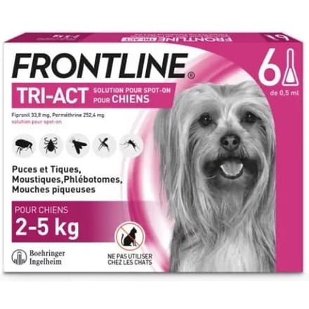 Ongediertebestrijding voor honden Boehringer Ingelheim Frontline XS (x2)