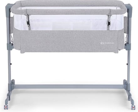 Kinderkraft NESTE AIR - Babybedje 2in1 - Cosleeper - met Matras - Grijs