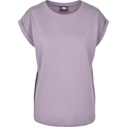 Urban Classics Extended Shoulder Tee Dames T-shirt - lila - 5XL