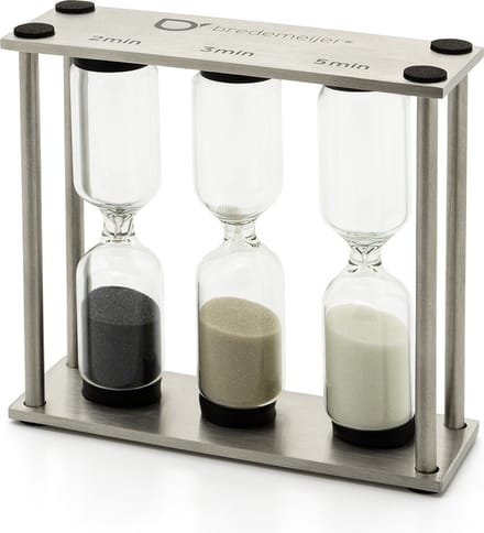 Bredemeijer - Duet Classic Thee zandloper zwart/taupe/wit