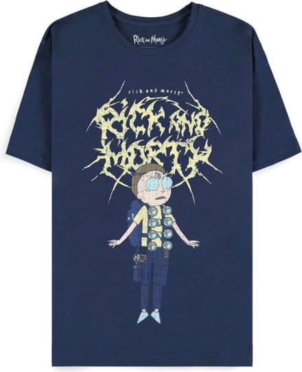 Rick And Morty - Morty's Revenge Heren T-shirt - M - Blauw