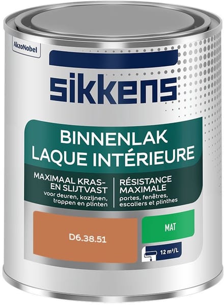 Sikkens - Binnenlak Mat - D6.38.51 - Mengverf - 750 Ml
