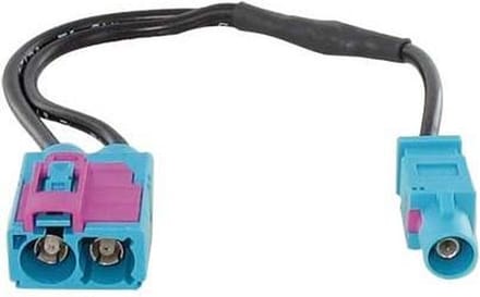 adapterkabel 15 cm Fakra M - Fakra F dubbel