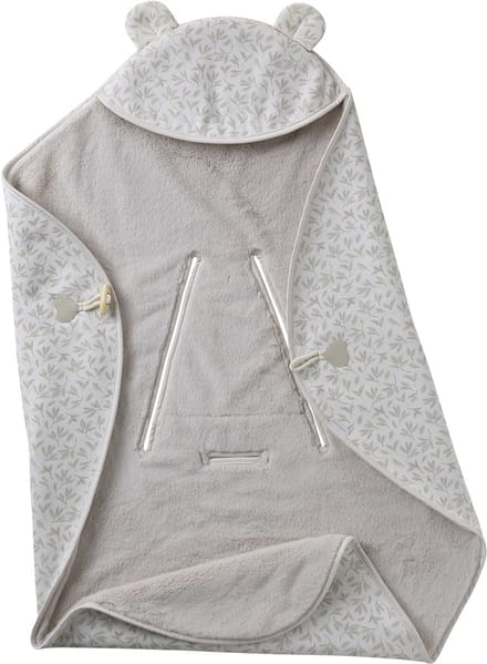 Vertbaudet Plaid - capuchon - molton - pluche voering - baby
