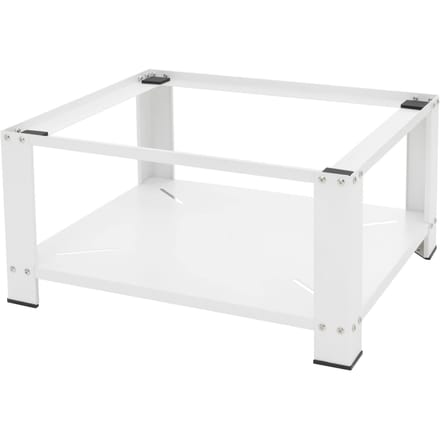 Wasmachine verhoger, Wasmachine Onderstel 63x54x32 cm met planchet in wit ML design