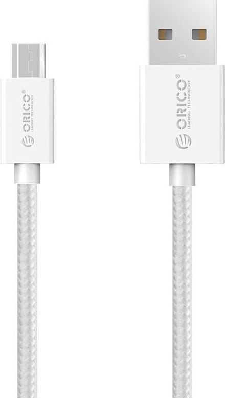 Orico Micro-USB laad- en datakabel  3A - 1M - Wit