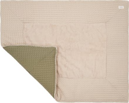 Koeka Boxkleed Wafel Amsterdam - 75 x 95 cm - Sand/Moss