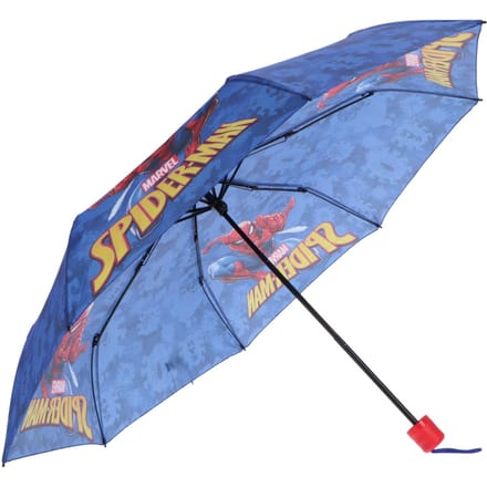 Spiderman Paraplu - Kinderparaplu - Metaal frame - Blauw