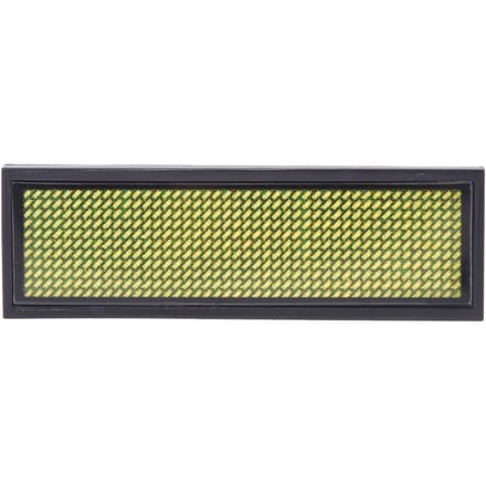 Badge LED Nom Message Défilant Étiquette Chinois 4 Caractères Affichage jaune