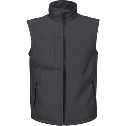 Regatta Heren Octagon 3 Layer Printable Softshell Bodywarmer (Afdichting Grijs)
