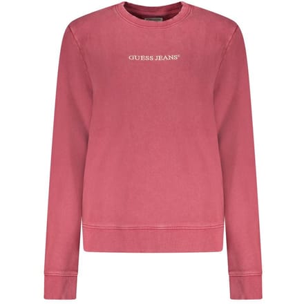 Guess Jeans Rode Katoenen Dames Sweatshirt