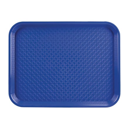 Dienblad Olympia 40 x 30 cm Polypropyleen Stapelbaar Blauw