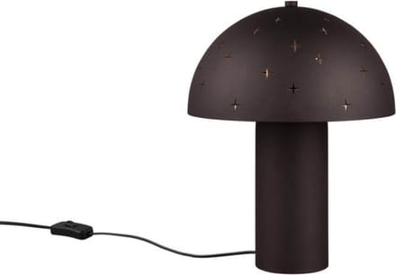 REALITY SETA - Tafellamp - Zwart mat - excl. 1x E14 28W - Snoerschakelaar