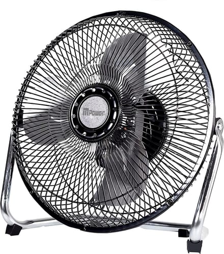 Betaalbare Goederen® Ventilator - 3 standen - Vloerventilator - Tafel Ventilator - Ventilatoren - Aluminium - Airco