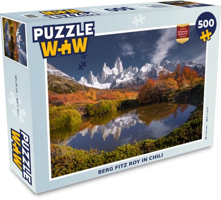 Puzzel Berg Fitz Roy in Chili - Legpuzzel - Puzzel 500 stukjes