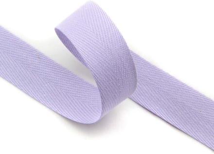 5 Meter Keperband 15mm in Lila - Stevig Naadband van Katoenmix