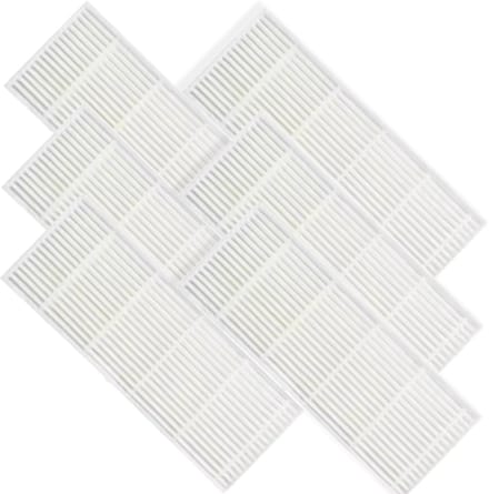 6x Filter geschikt voor Blaupunkt Bluebot XEASY / XPOWER+ Stofzuigers