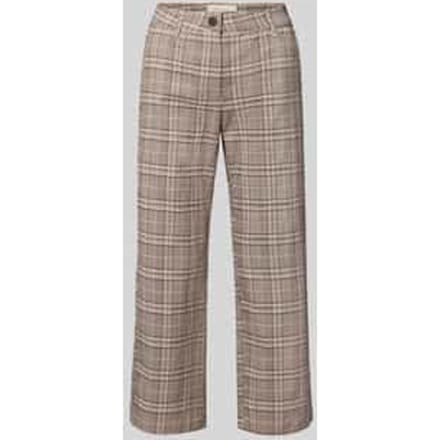 straight fit broek van viscosemix model 'Rexo'