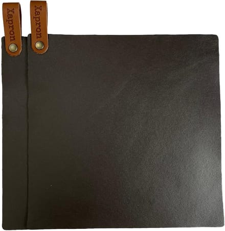 Xapron Leren Pannenlappen Kansas kleur Bruin