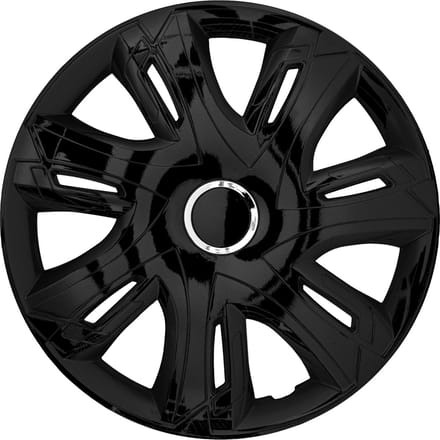 NRM - Supernova Wieldoppen 16 "| ABS kunststof - ZwartGelakt