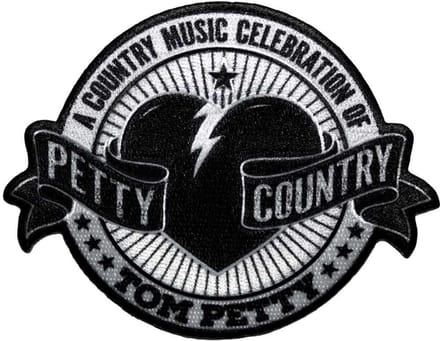 Tom Petty & The Heartbreakers - Petty Country Patch - Wit/Zwart