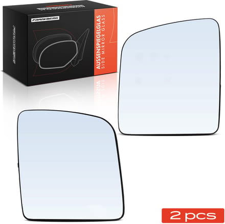 Frankberg 2x Buitenspiegelglas Voor Links Rechts voor FORD