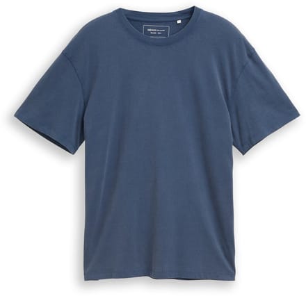 Tom Tailor Denim - Relaxed fit T-shirt van katoen - Maat S - nighttime blue