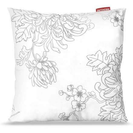Kussen 40x40 cm anti-allergisch microvezel bedrukt silicone
