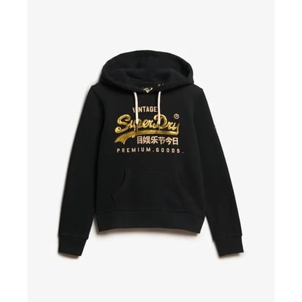 Superdry - Versierde Vintage Logo hoodie - Dames - Hoodies