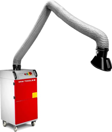 Mobiele lasafzuiging 1600M³/U 1,1KW 230V MW Tools LA1801
