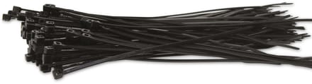 KSS kabelbinderset polyamide 6.6, zwart, 155x2,5, UV-bestendig, 100 stuks