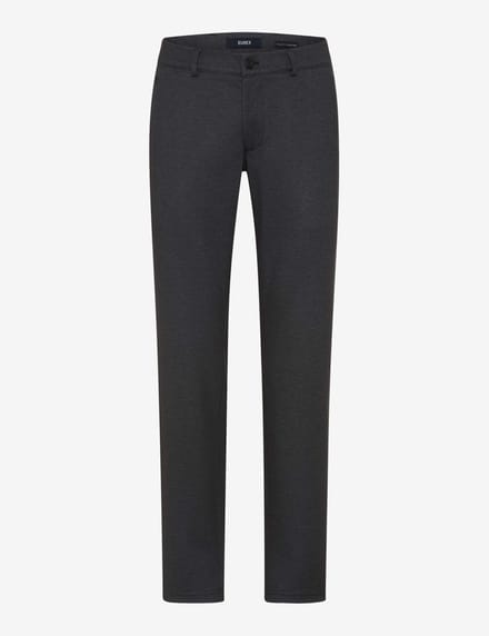 Eurex Heren Flatfrontbroek  Style THILO GRAPHITE, donkergrijs, maat 50